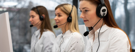 Customer support team